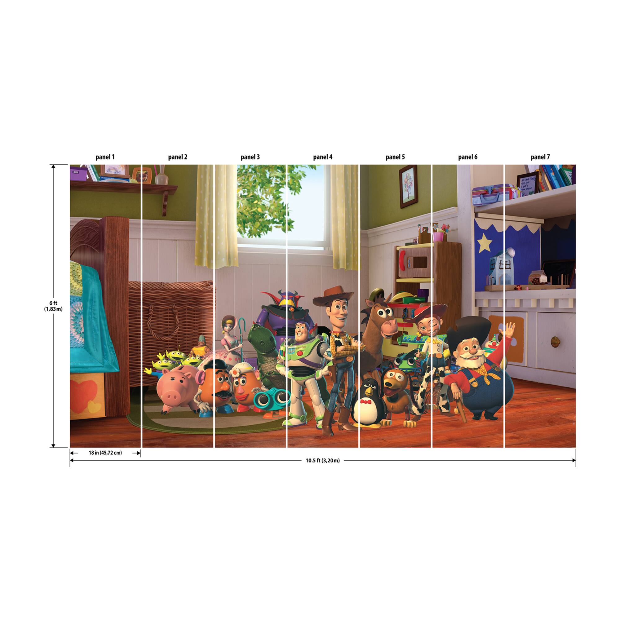 RoomMates Toy Story Peel & Stick Mural